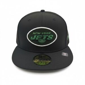 New York Jets New Era 59FIFTY Fitted Hat Black 7 3/4 NFL 60143338